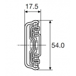 Typ 5417 - obciążenie do 100kg na parę, wysuwane w 100%+